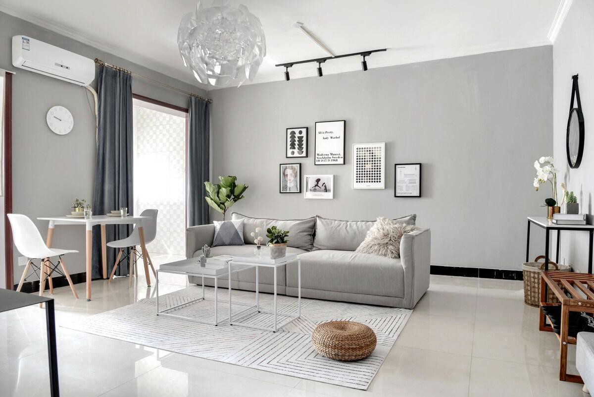 (可月付)【微风】两室/地铁直达钟鼓楼/城墙/大雁塔/博物馆