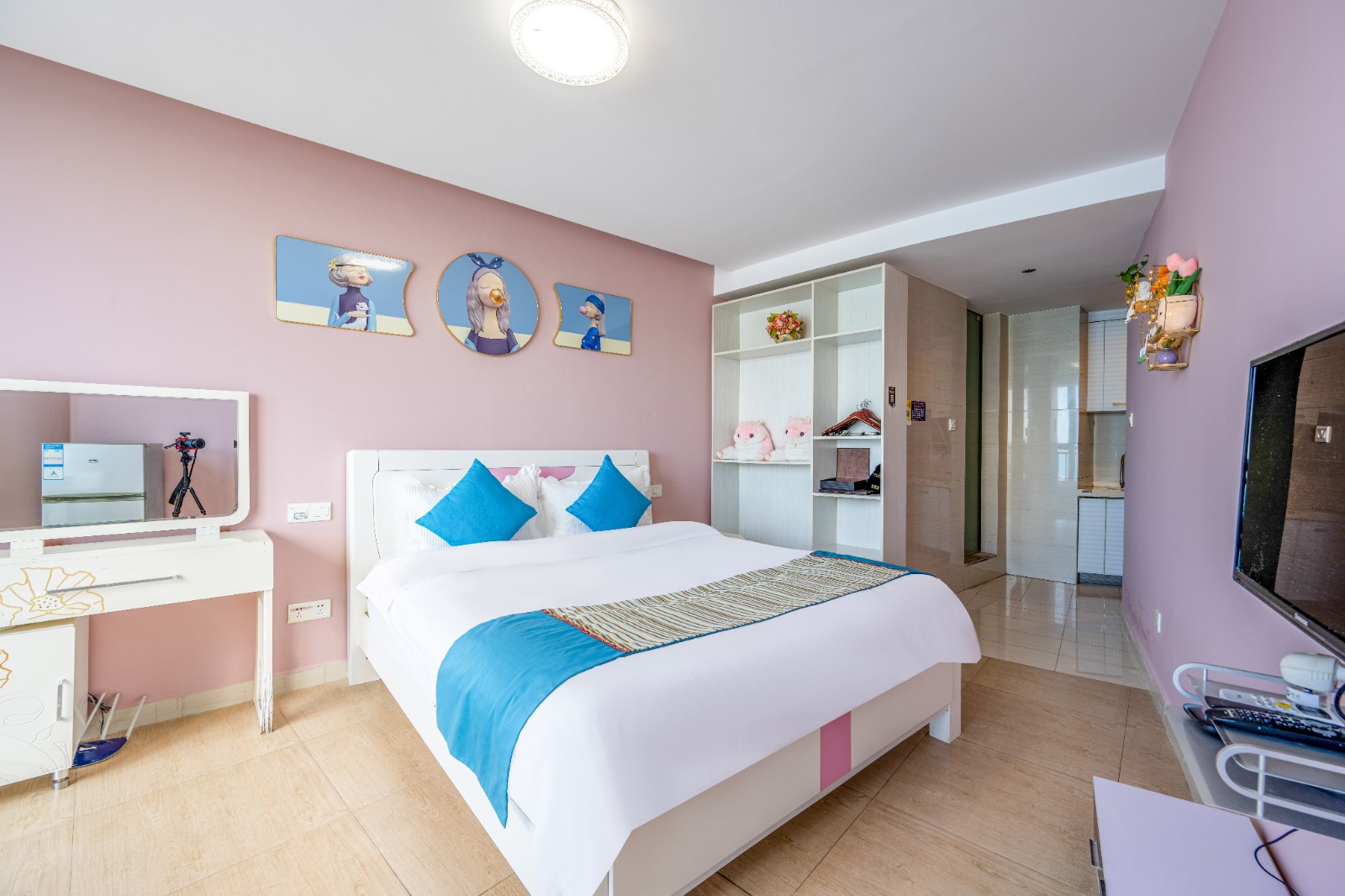 可做饭 每客消毒 三亚湾椰梦长廊 擎天半岛海景大床房