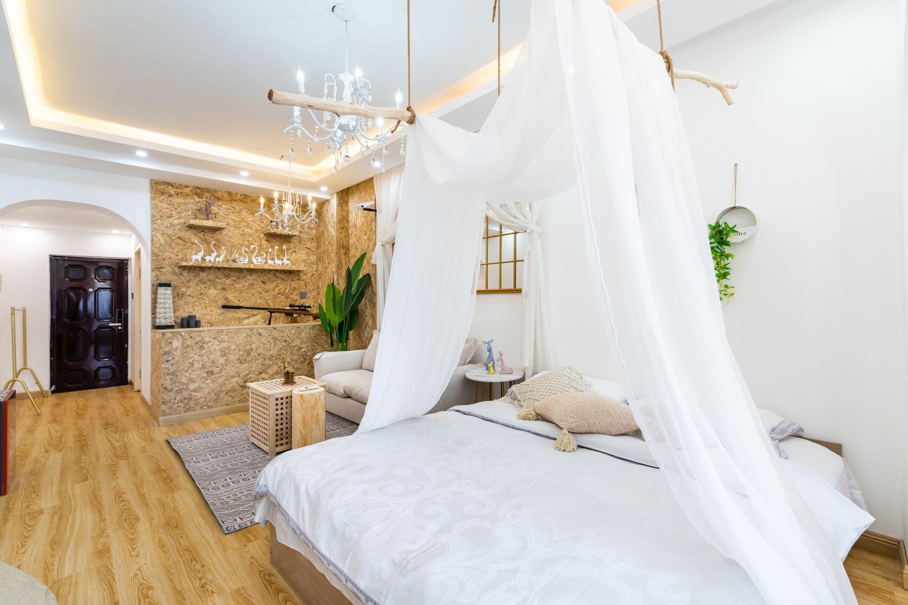 『仙雨』中央大街 百寸投影 波西米亚风格装修 带来一晚舒适度的安逸享受 高抗光幕布 慵懒沙发 信赖品