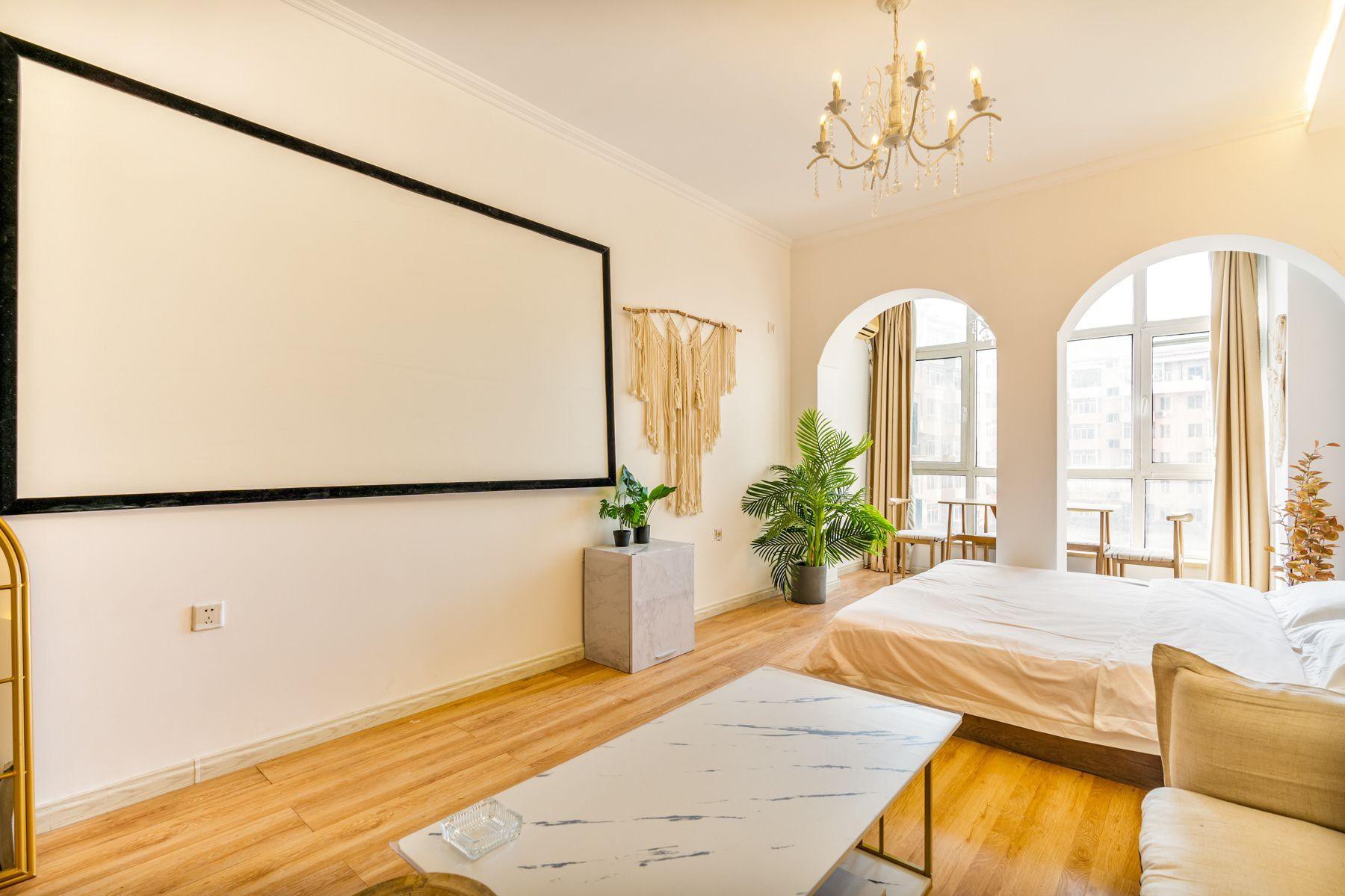 【江山】猫鱼民宿 中央大街 无线充电 百寸投影 极速Wi-Fi 地热充足 一处慵懒之窝 记忆棉床垫