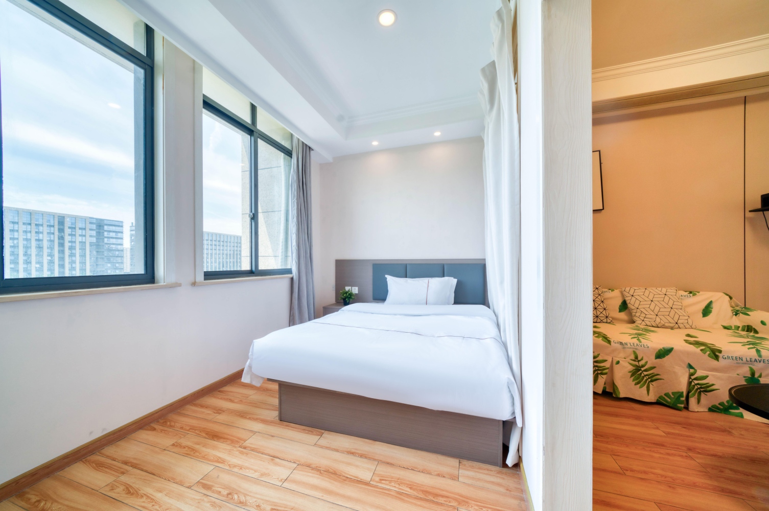 两室观影家庭套房-石头驿民宿/明石路地铁站/火车东站