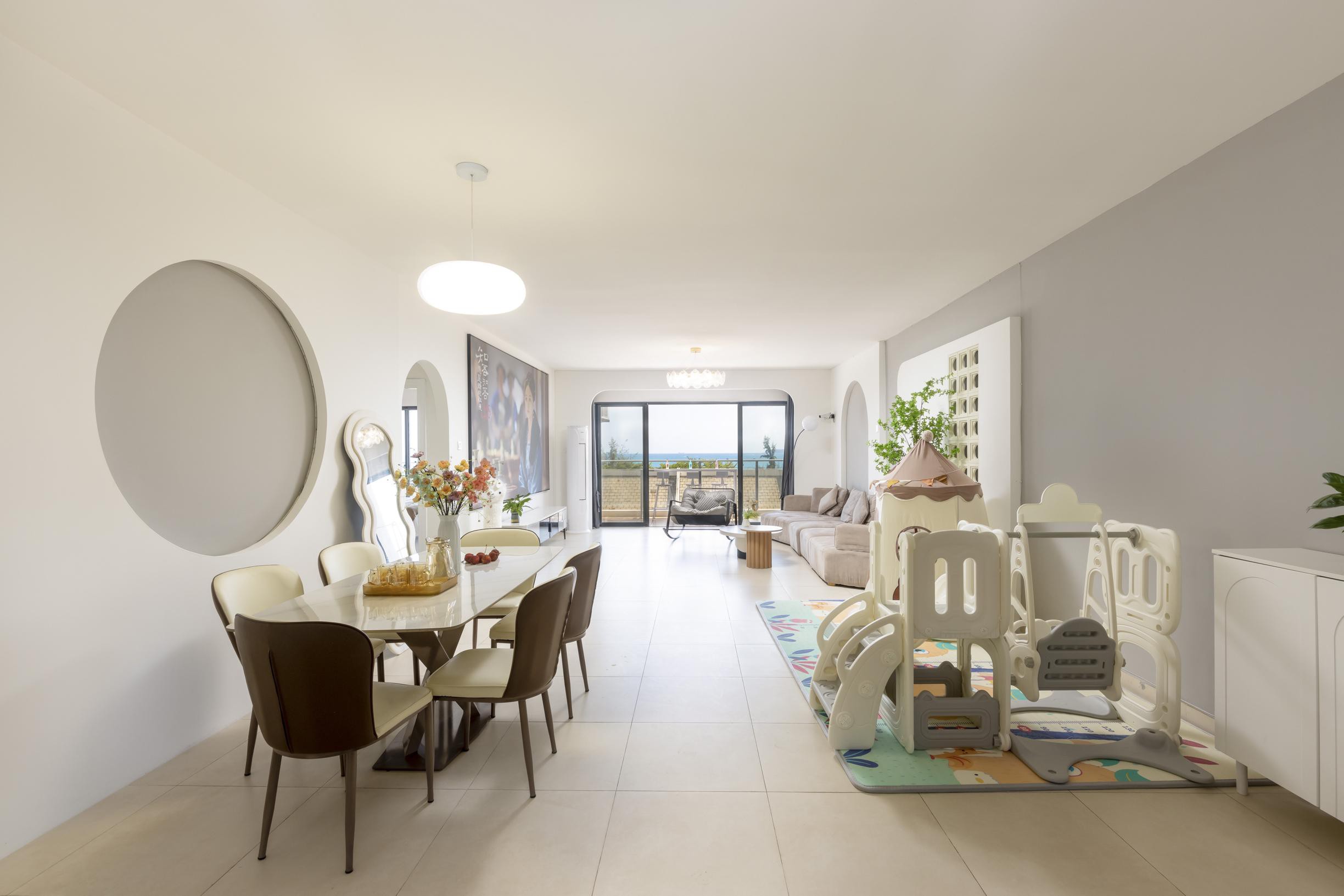 三亚湾蓝色海岸正面海景三房两厅  150寸巨幕影院房