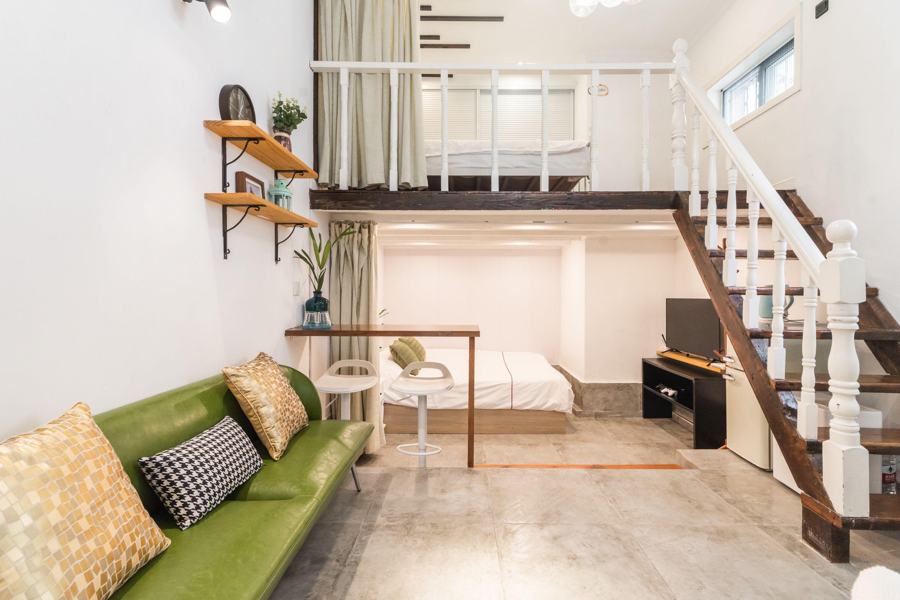 ［醒家民宿·542］延庆路网红街，近华山医院，带小院子，安静独立四人套房