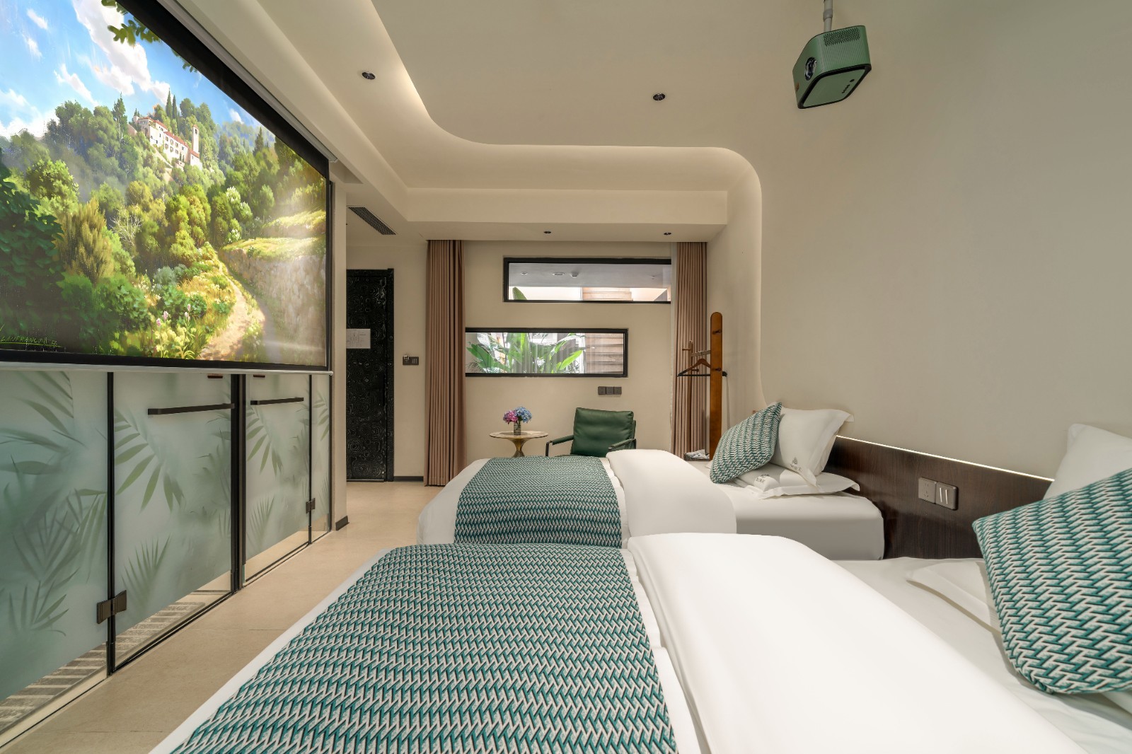 🏅️连住接机或接站🌸沐云双床🌸近古城南门🌸中央空调浴缸投影🌸停车方便