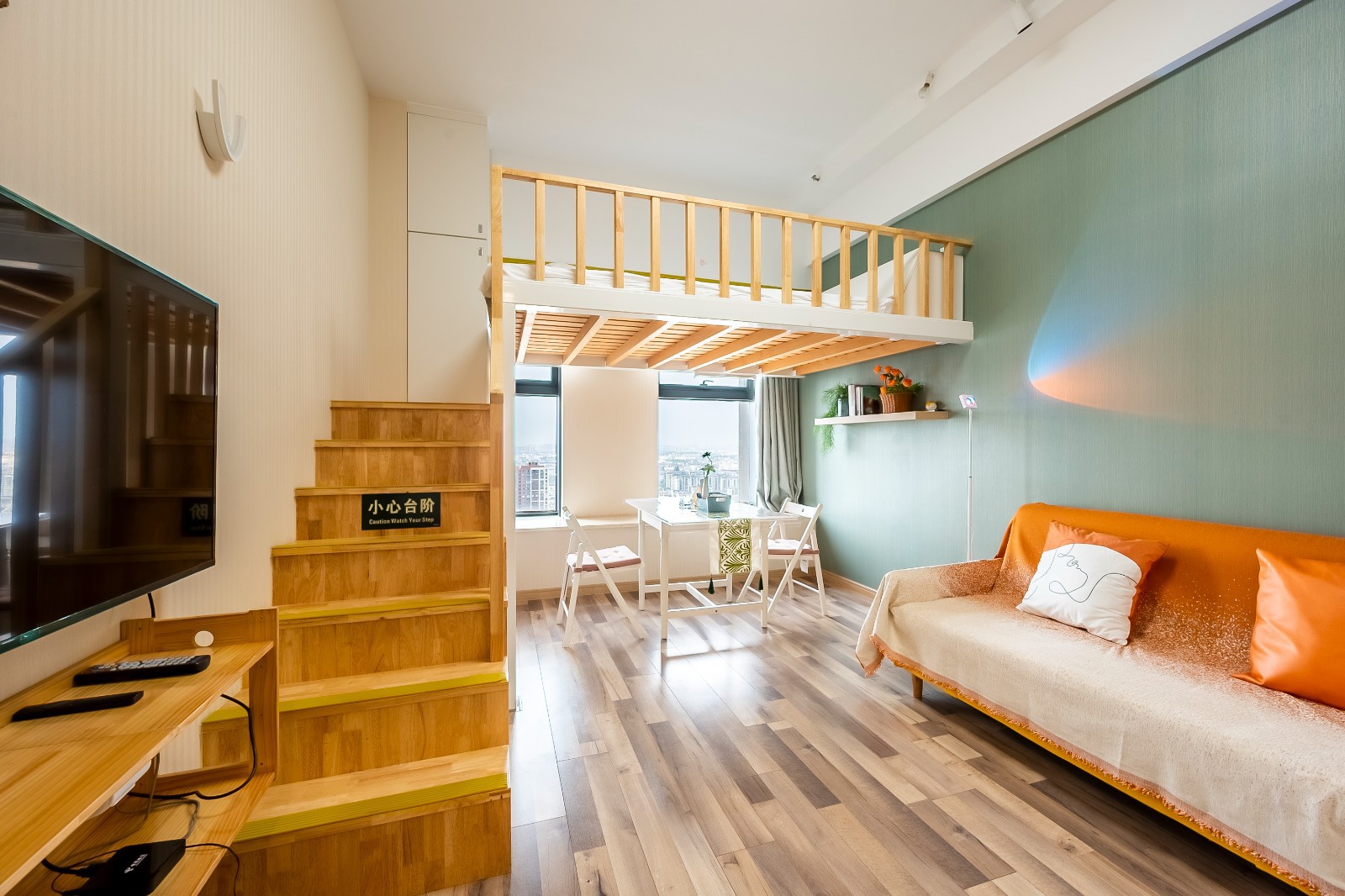 地铁口 顶层公寓大床房  近平江路/观前街/拙政园/十全街