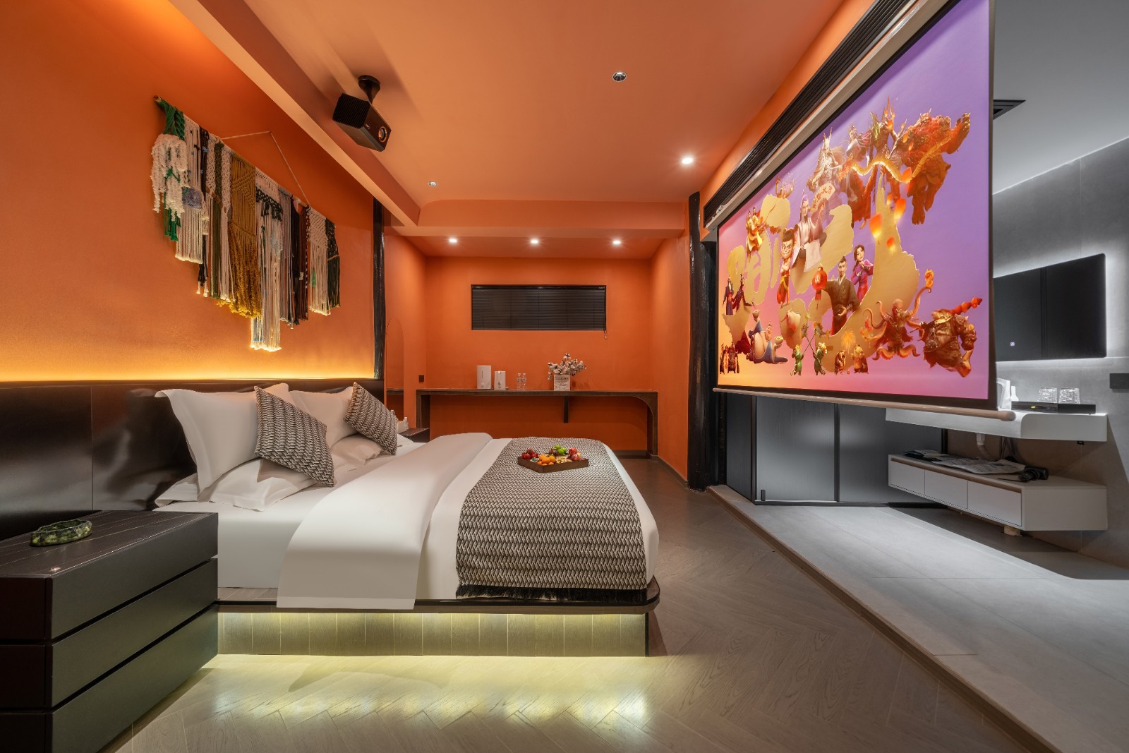 🏅️连住接机或接站🌸汐悦大床房🌸全屋智能投影空调浴缸🌸近古城南门免费停车