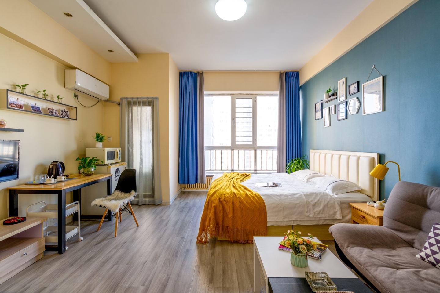 西安路/兴工街/地铁站口/福佳新天地/近星海广场/圣亚海洋/密码门锁/可做饭