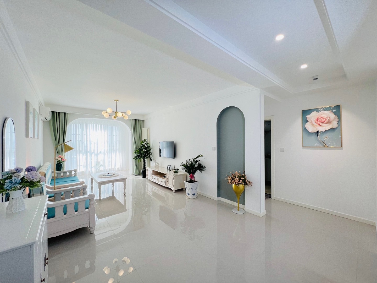 与金沙滩一路之隔【海边】双卧套房