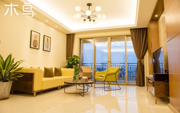 高铁旁长隆动物园水上奇幻现代波西风格四房