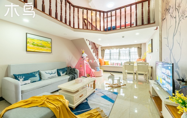 长隆地铁口/近南站/广州塔/北欧风复式豪华双卧