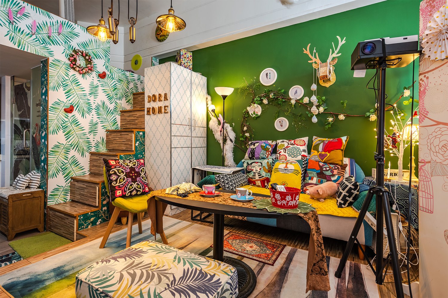 朵而理想舍城市中心精美loft小复式近拱北近海边情侣路/日月贝公交直达长隆