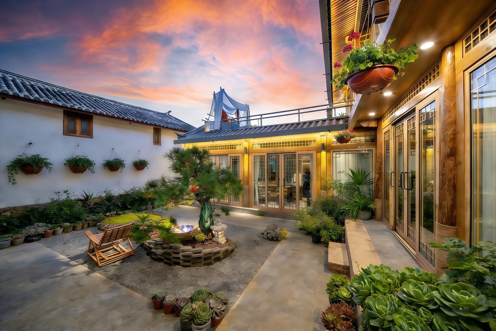 连住免接机/接站【3间住6人】空调浴缸极米投影●智能家居●古城北门●落地窗●隔音好●管家服务雪山抢票