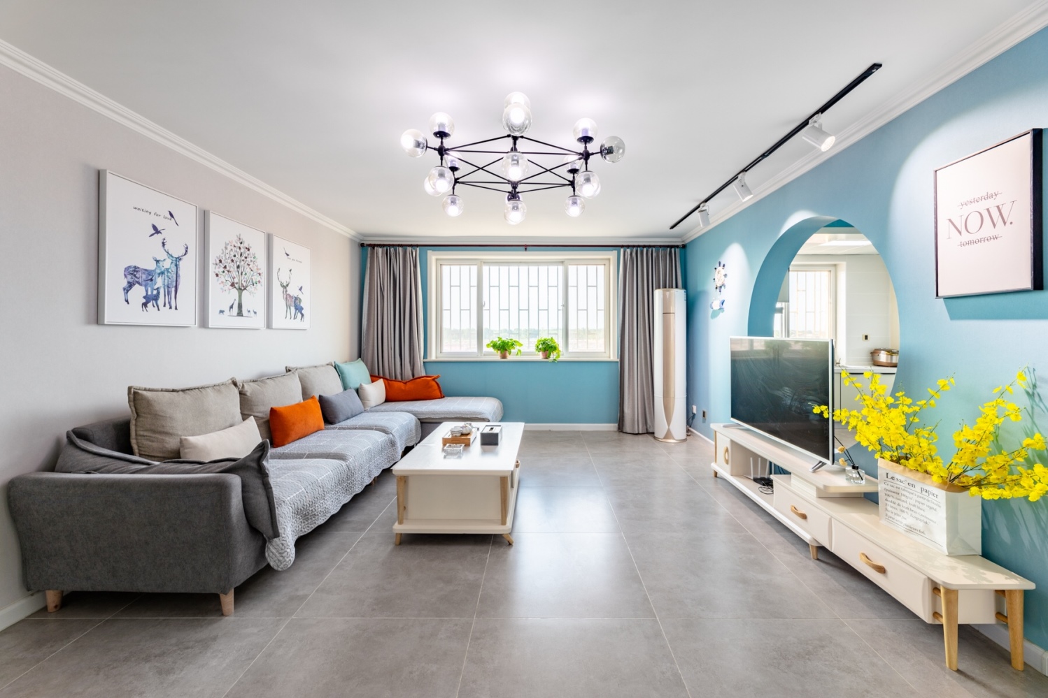 昌黎黄金海岸阿那亚附近三室两厅北欧风情家庭房（可免费停车）