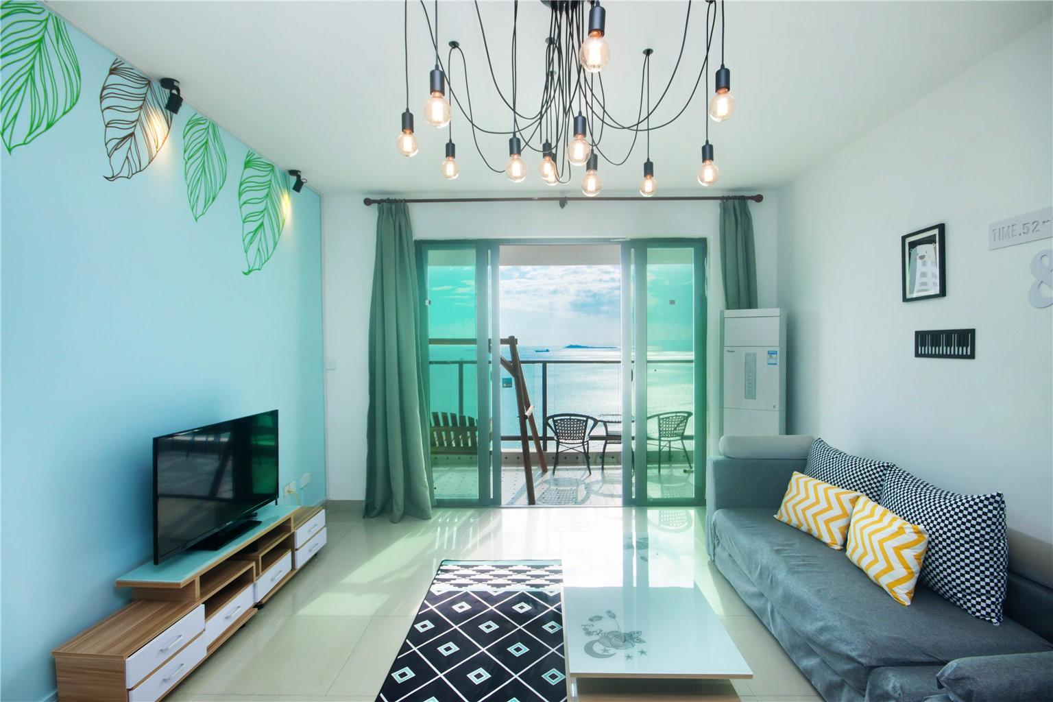 三亚湾椰梦长廊新浪公馆180°全海景3房（送游艇潜水）