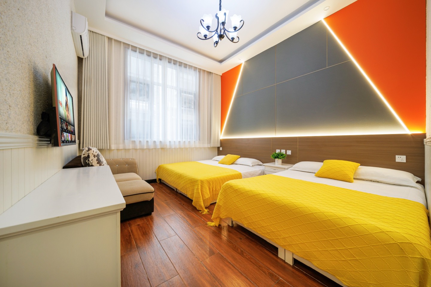 北戴河刘庄地中海风情豪华四人间