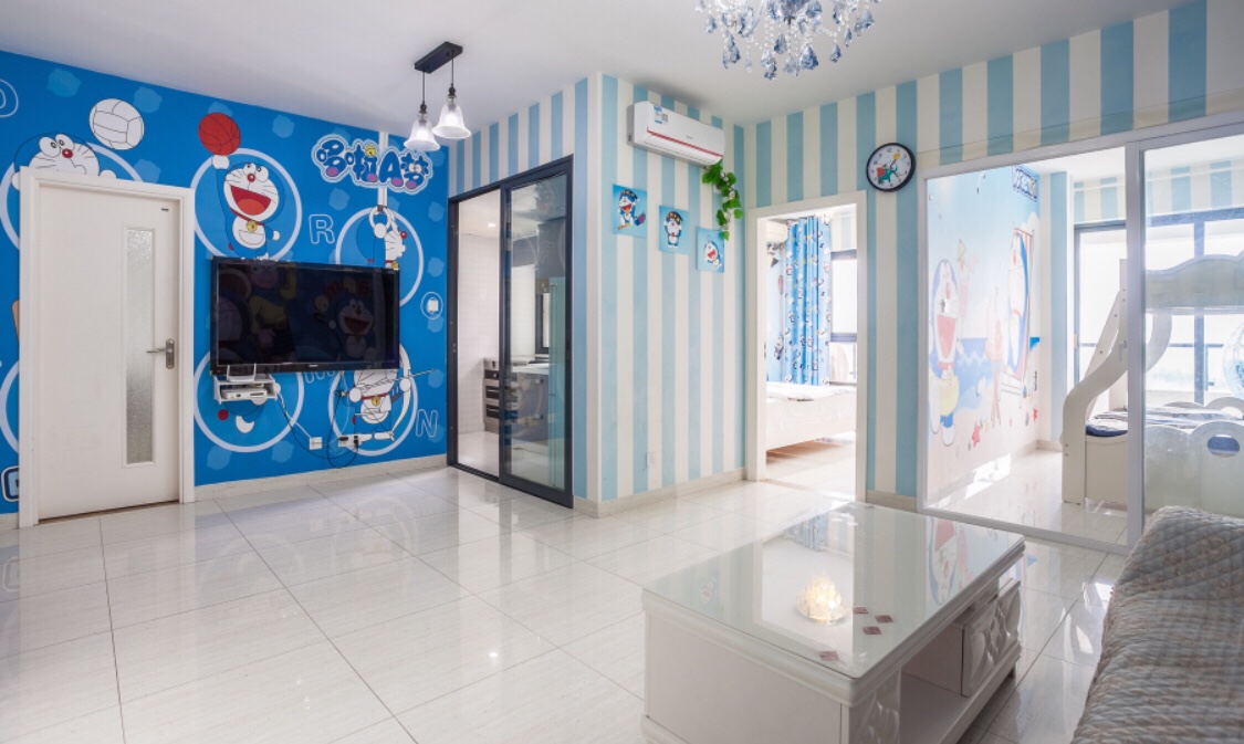 叮当猫亲子家庭套房（两室一厅）五晚接机赠潜水免税店一日游