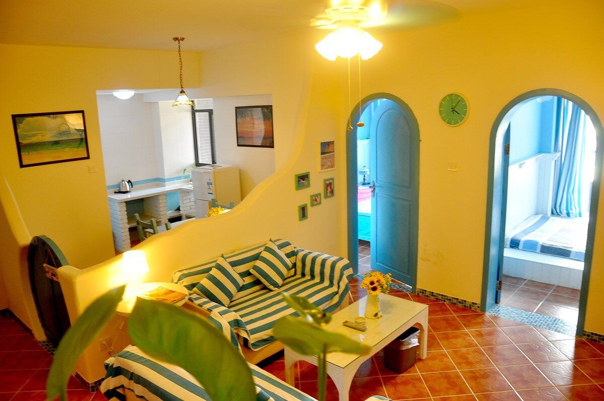 （圣托里尼）精装园景2室1厅五晚接机赠潜水免税店一日游