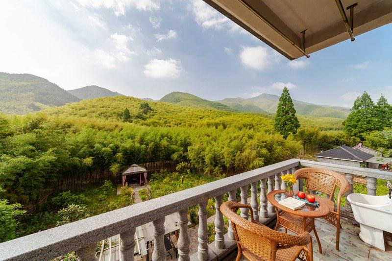 莫干竹海里整栋大庭院唱歌机麻玩水