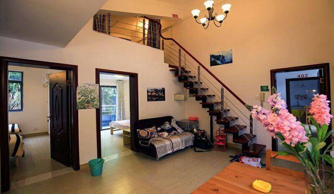 黄山汤口短租公寓三室两厅复式公寓