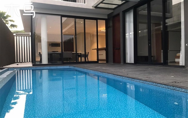 三亚湾临海7居独栋私家泳池别墅近机场椰梦长廊