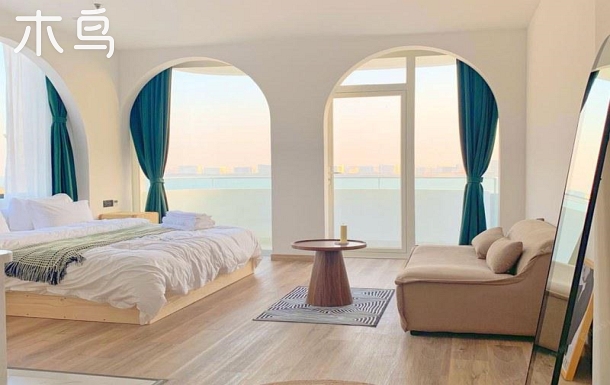 厦门nomi半岛民宿集美学村/杏林湾/园博苑鳌园海景大床房a