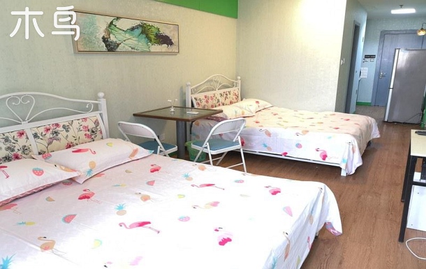 东方星座智慧树公寓-温馨双床房，近新华医院40米，可做饭独立卫浴