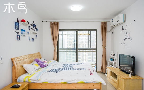 火车站地铁站 温馨大床房