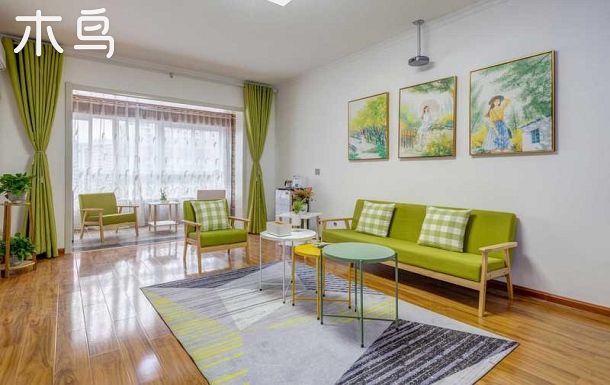 【长安小筑】小清新,2居1卫,地铁口,邻城墙/钟楼/回民街/小寨/小雁塔