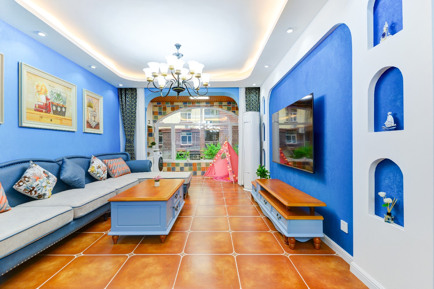 近刘庄鸽子窝地中海风格电梯房精品两室可做饭免费停车房源多套随机安排