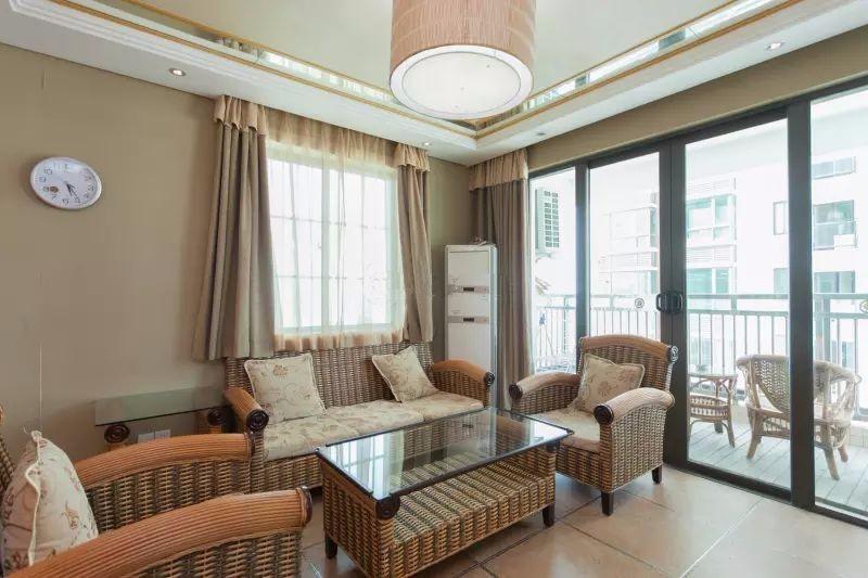 三亚湾海月广场椰梦长廊新浪公馆超豪华海景3房（送游艇潜水）