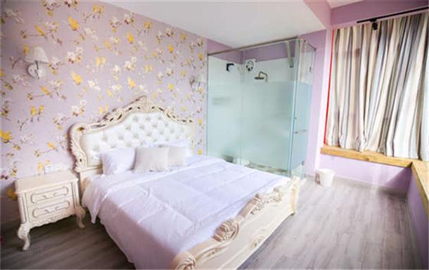 观海湾大沙滩 葵涌新庵古观 豪华侧海景大床房