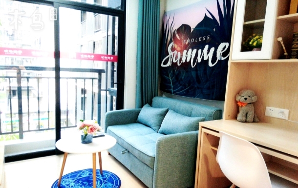 天河区万科米酷ins小清新小错层复式7一居